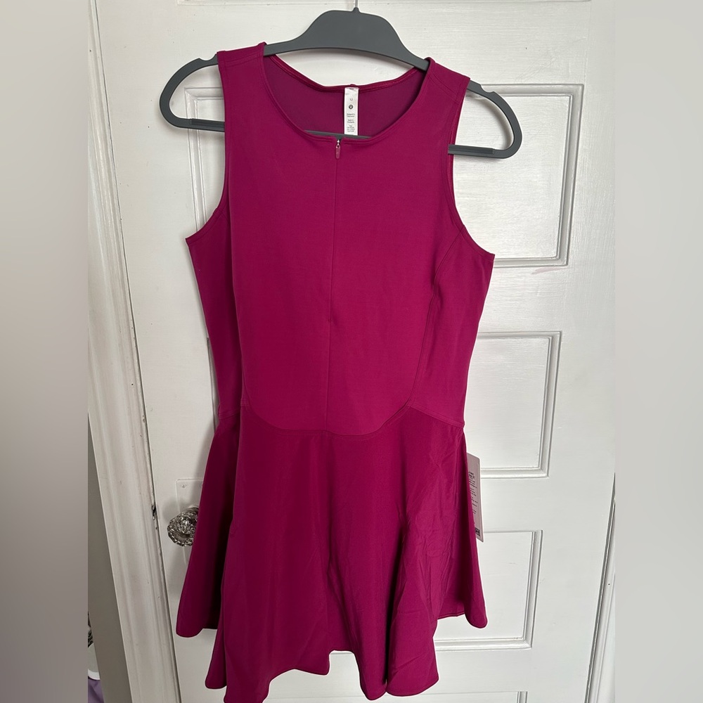 Elegant Magenta Sleeveless Dress